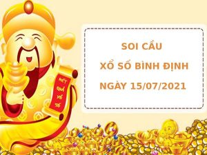 Thống kê xổ số Bình Định 15/7/2021 hôm nay chính xác