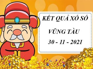 Thống kê kết quả xổ số Vũng Tàu 30/11/2021 thứ 3