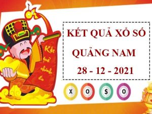 Thống kê kết quả xổ số Quảng Nam 29/12/2021 thứ 3
