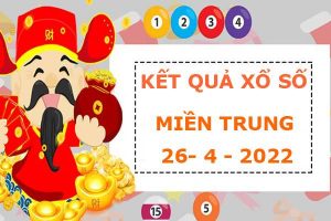 Thống kê kết quả xổ số Miền Trung thứ 3 ngày 26/4/2022
