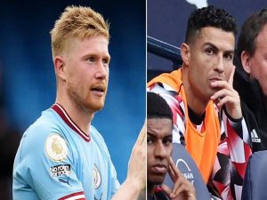 Bóng đá Quốc Tế ngày 4/10: De Bruyne xin đổi áo với Ronaldo sau derby