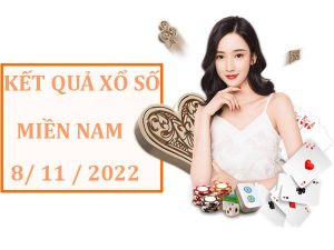 Thống kê kết quả xổ số Miền Nam ngày 8/11/2022 thứ 3