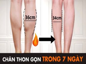 Bài tập giảm mỡ bắp chân cho nữ hiệu quả nhất