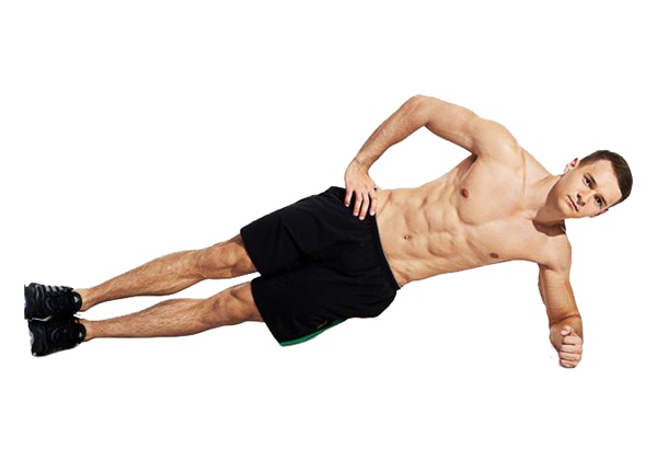 Side plank (Chống đẩy bên)