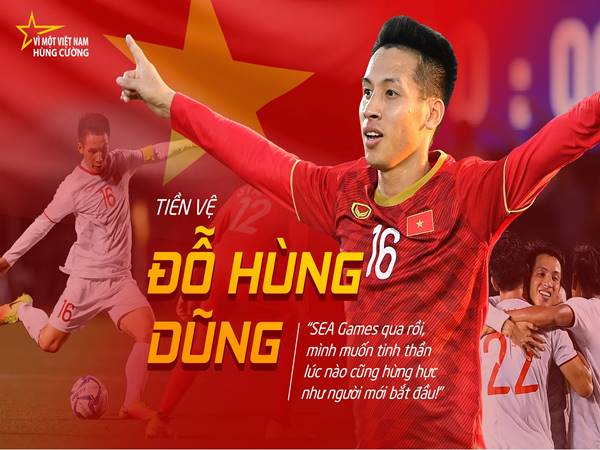Tiểu sử Đỗ Hùng Dũng: Tiền vệ đổi trưởng mẫu mực