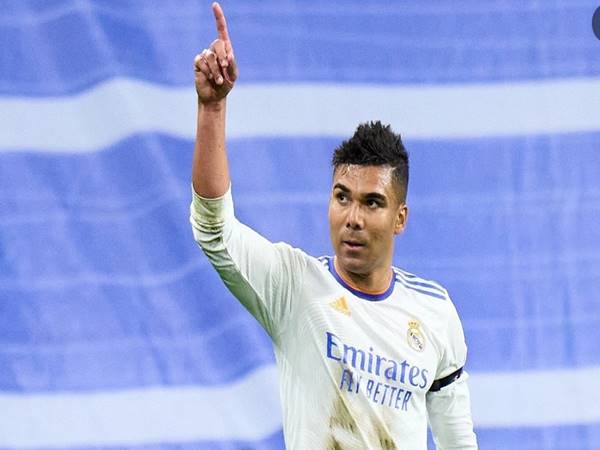 Casemiro trong màu áo Real Madrid