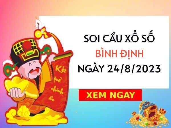 Thống kê KQXS Bình Định ngày 24/8/2023 thứ 5 hôm nay